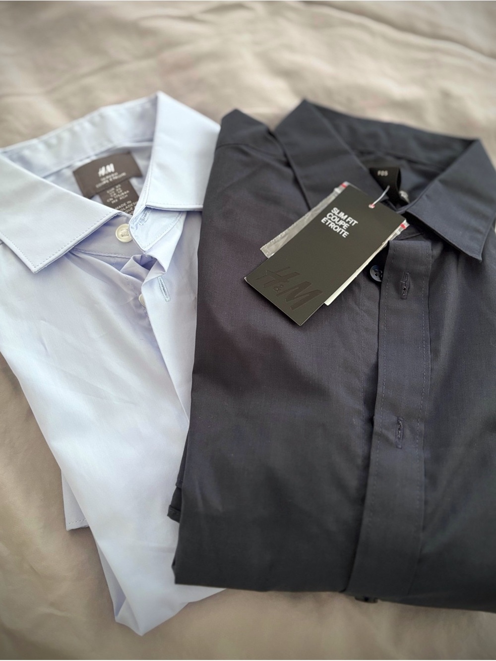 2 H & M Men’s Dress Shirts Size XS
